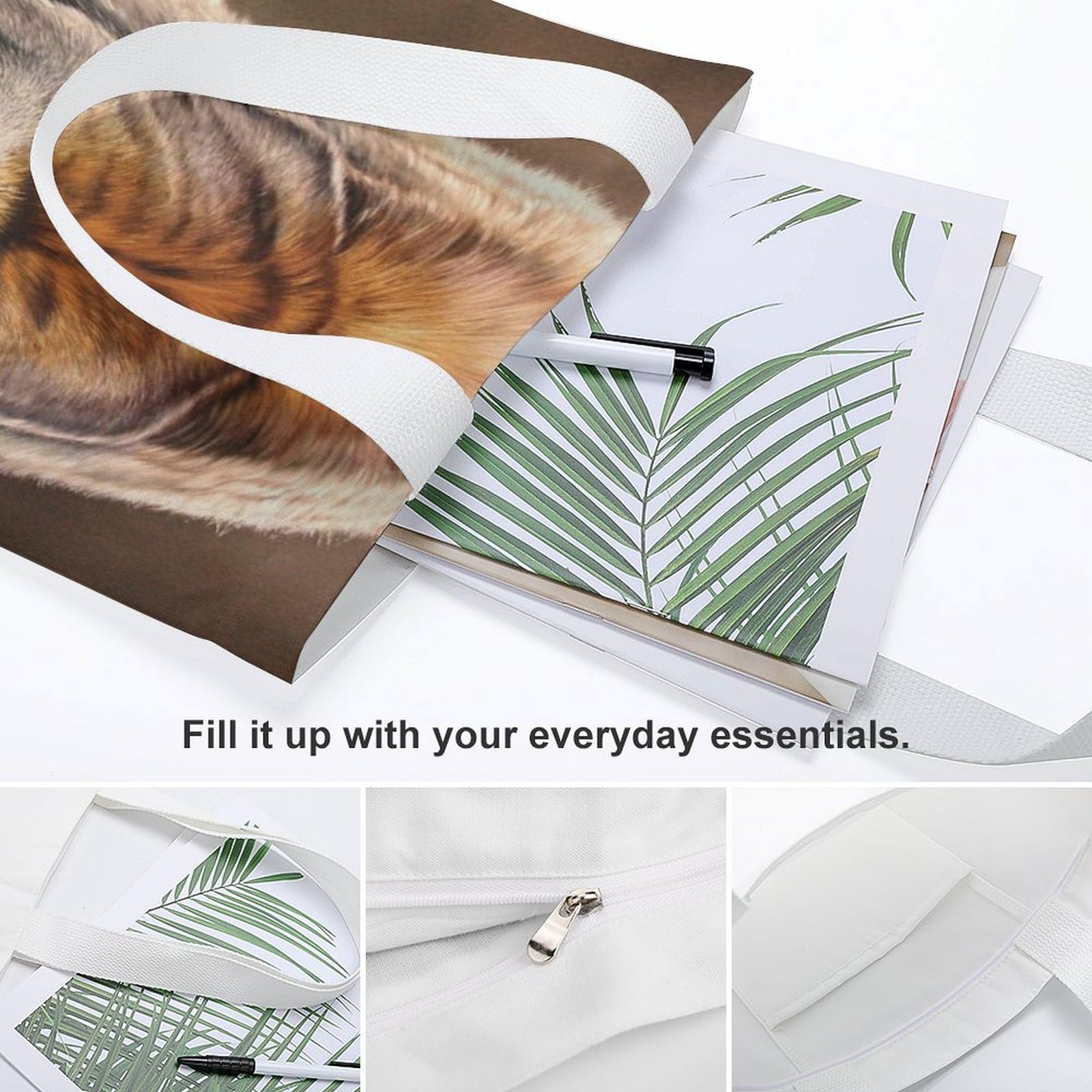 Amazon.co.jp: 動物柄 ゴリラ トートバッグ キャンバス トートバック